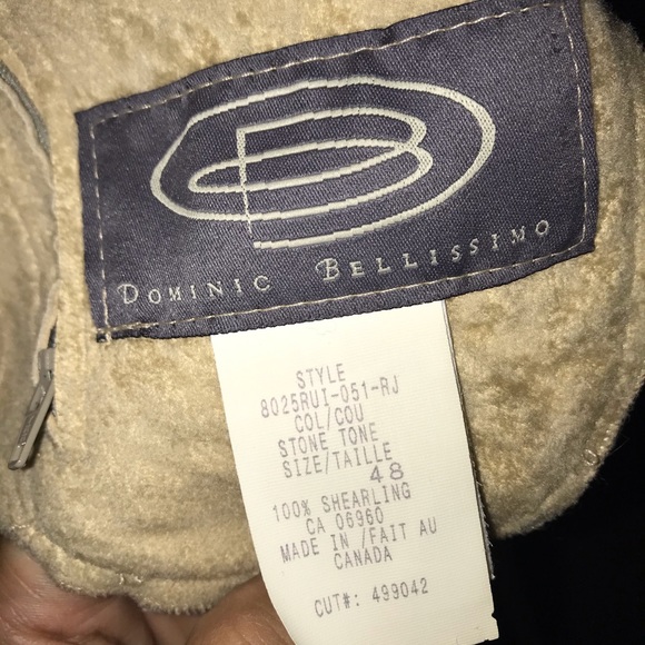 *VINTAGE* Dominic Bellissimo — 100% Shearling Coat - Picture 6 of 8